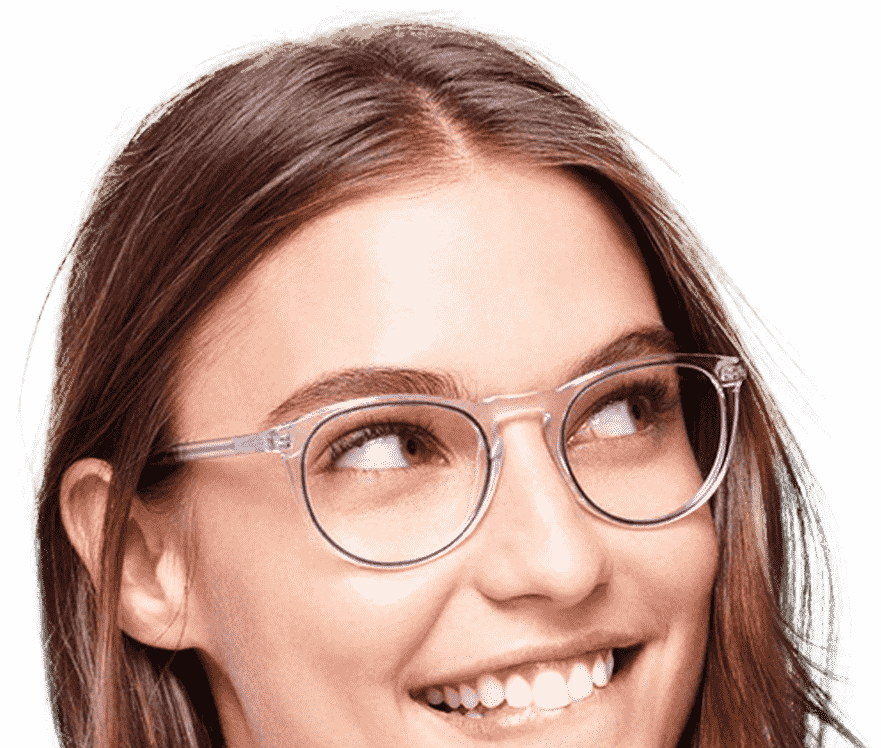 Lady wearing eyeglasses 2